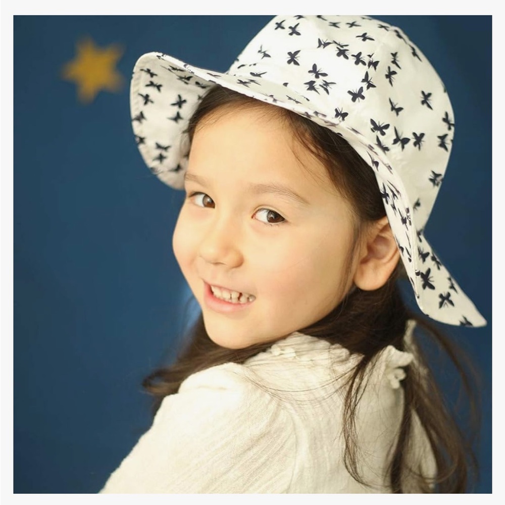 Ami&Li tots Unisex Child Adjustable Wide Brim Sun Protection Hat UPF 50 Sunhat - Picture 5 of 5